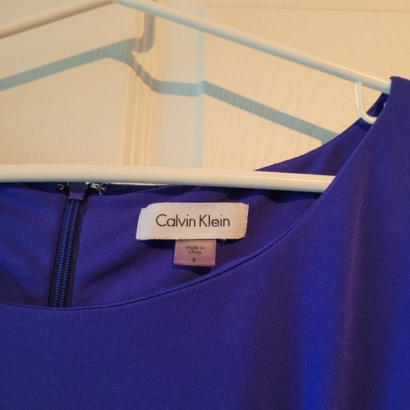 Purple/Blue Calvin Klein Dress - Picture 2 of 3
